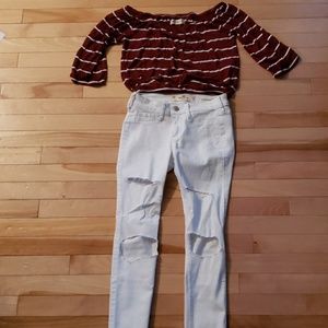 Hollister Jean's and Top 00S